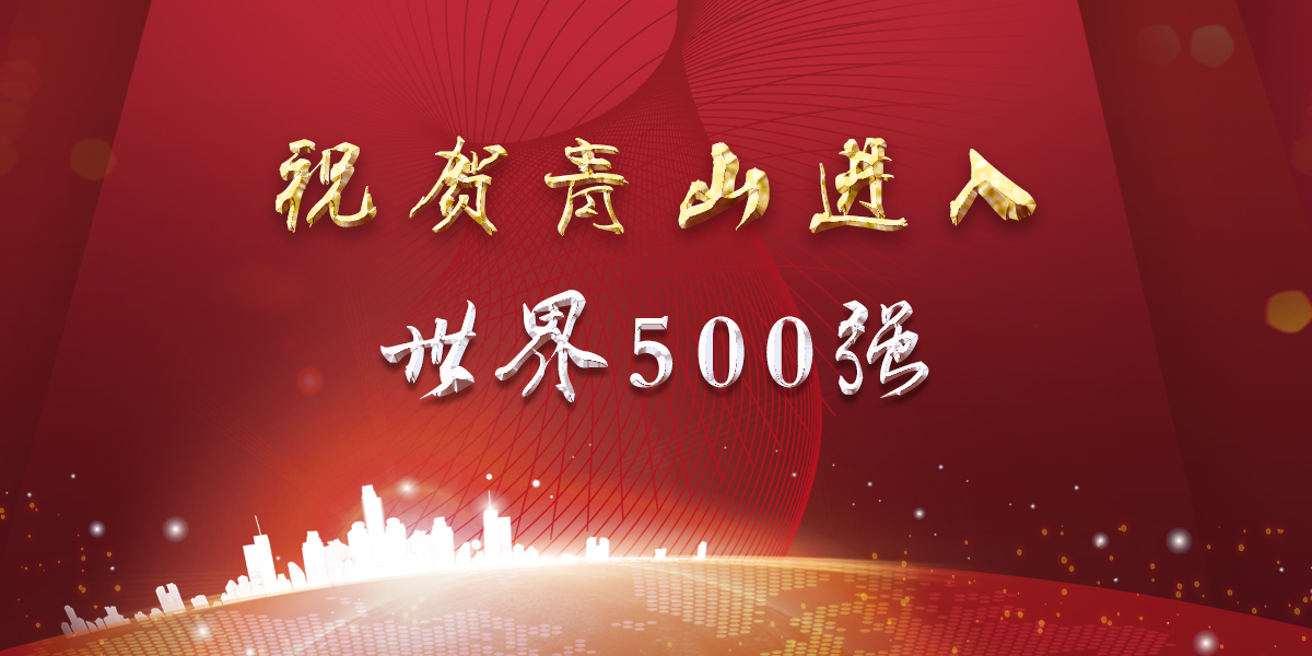 祝贺青山进入世界500强